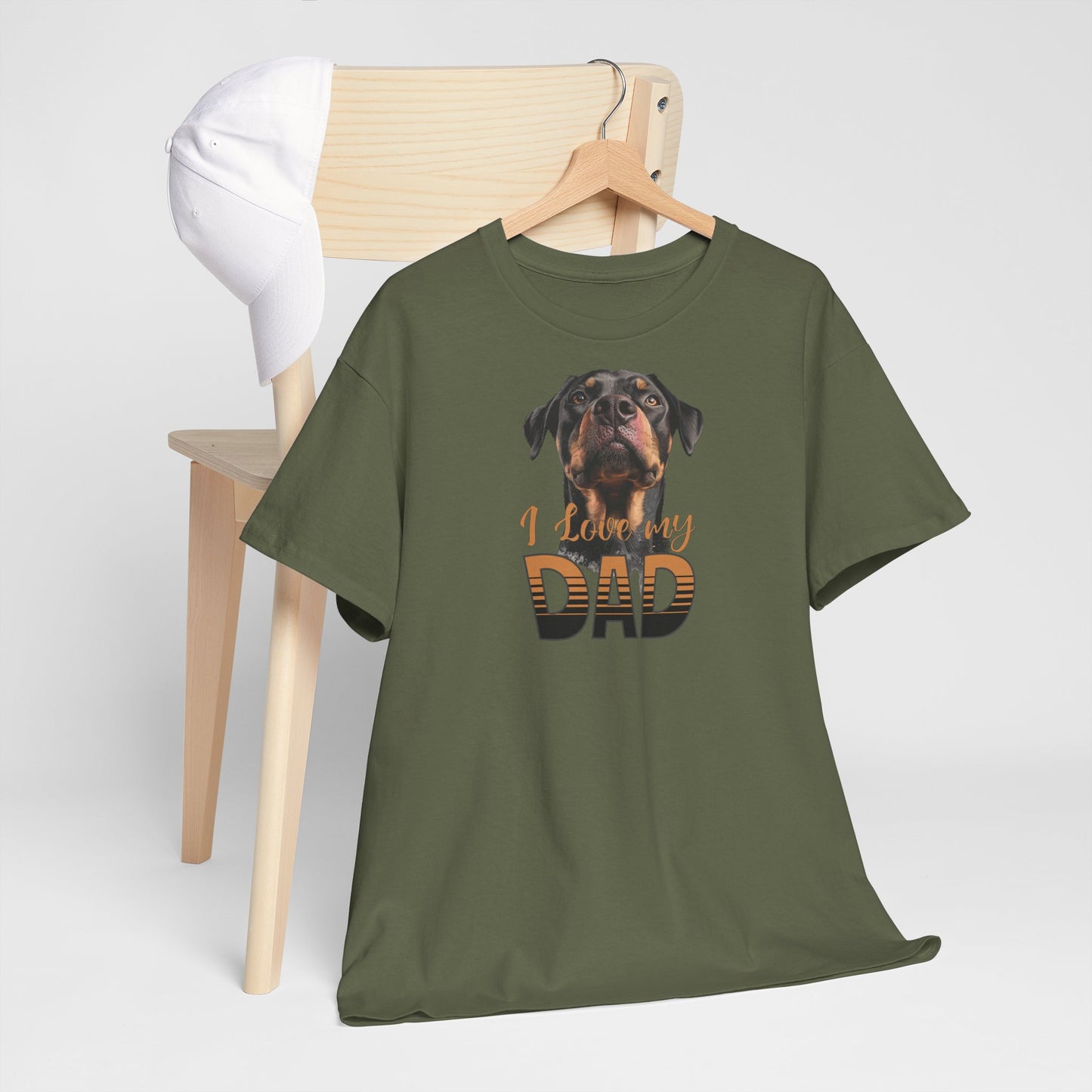 Dog Love Unisex Tee - I Love My Dad Tshirt
