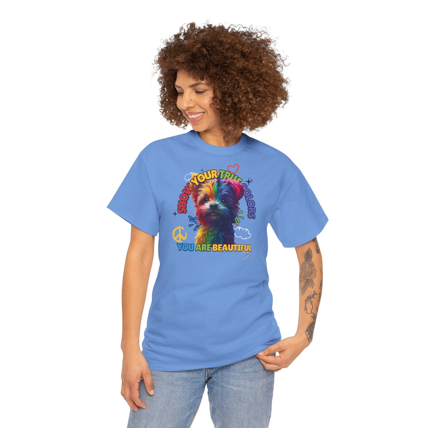 🦄🌈 Zeig deine Farben Tshirt – Du bist wunderschön! 🌈🦄