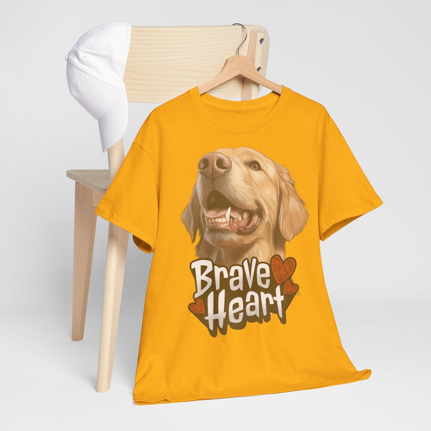 Brave Heart Goldie Hunde Tshirt