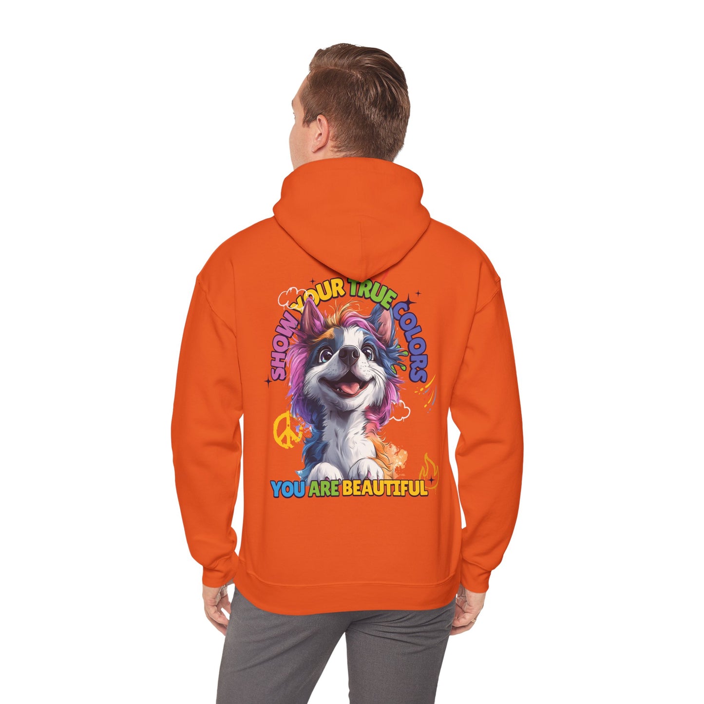Unser "Show your true colours" - Unisex Heavy Blend™ Hoodie Sweatshirt