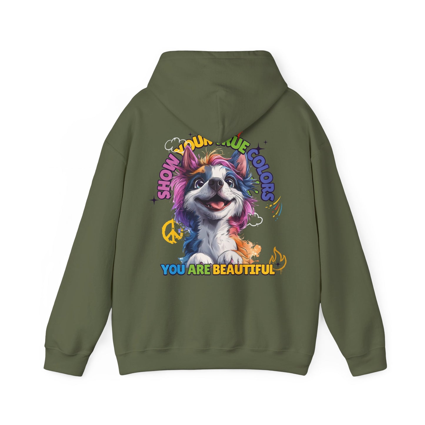 Unser "Show your true colours" - Unisex Heavy Blend™ Hoodie Sweatshirt