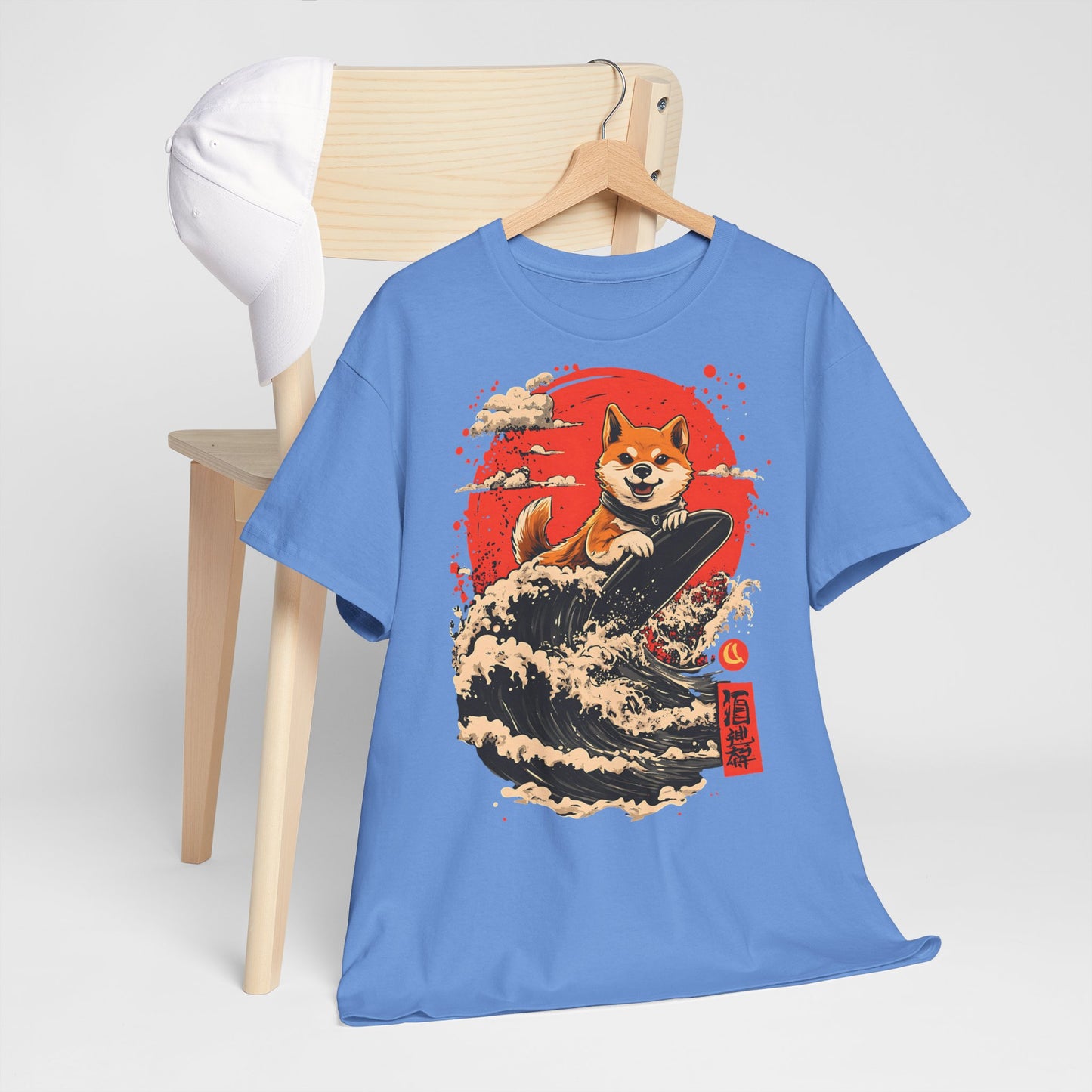 Shiba Inu Surfing T-Shirt