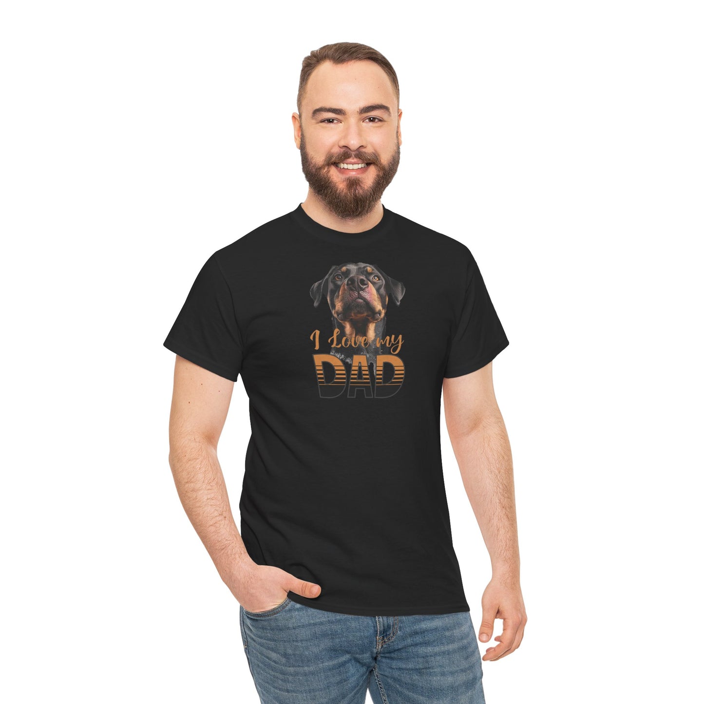 Dog Love Unisex Tee - I Love My Dad Tshirt