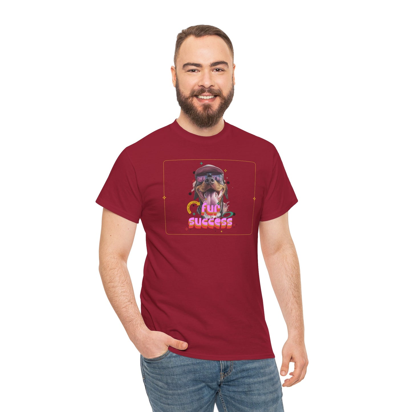 Fur succes tshirt - dog tshirt - Unisex Heavy Cotton Tee