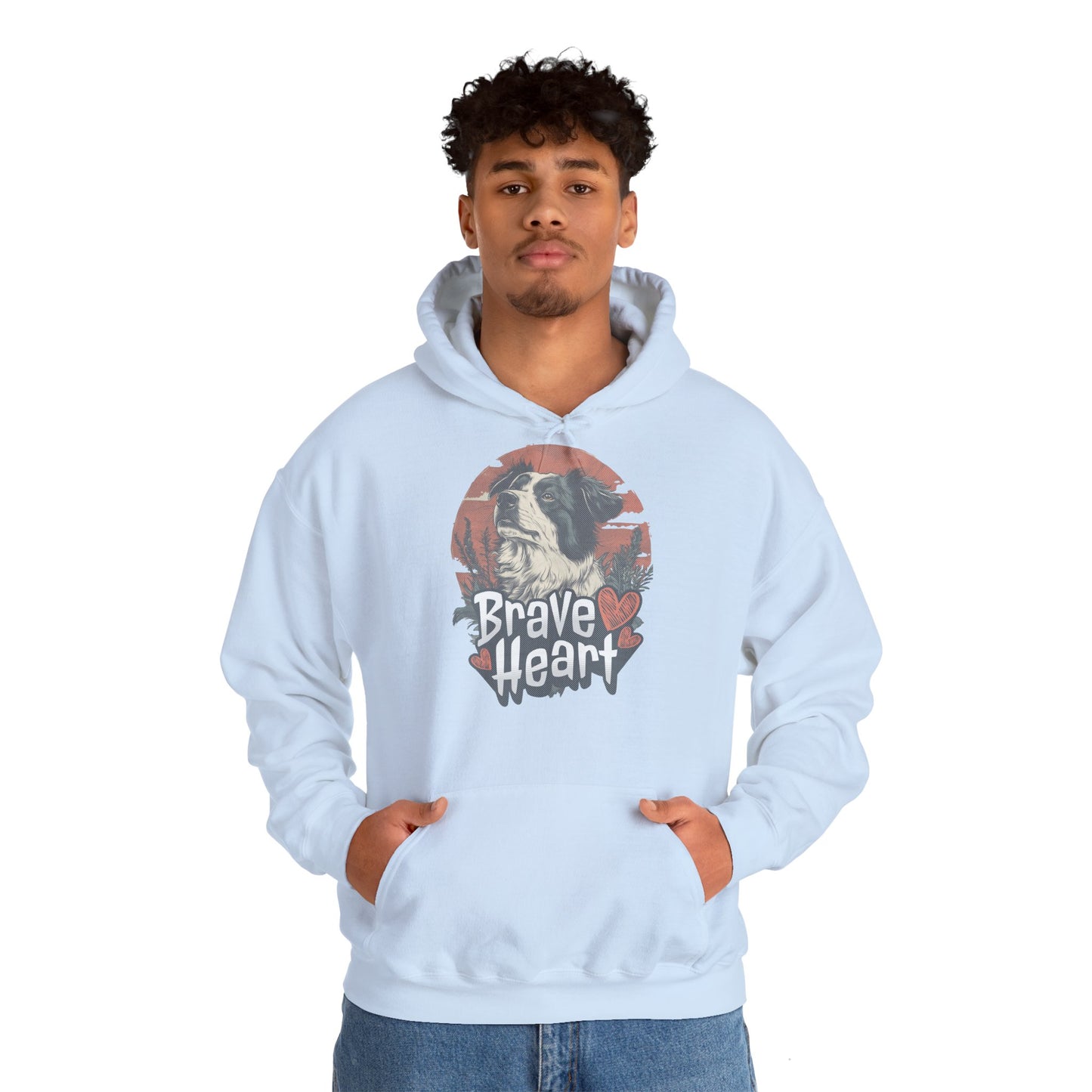 Brave Heart - Unisex Heavy Blend™ Hoodie Sweatshirt