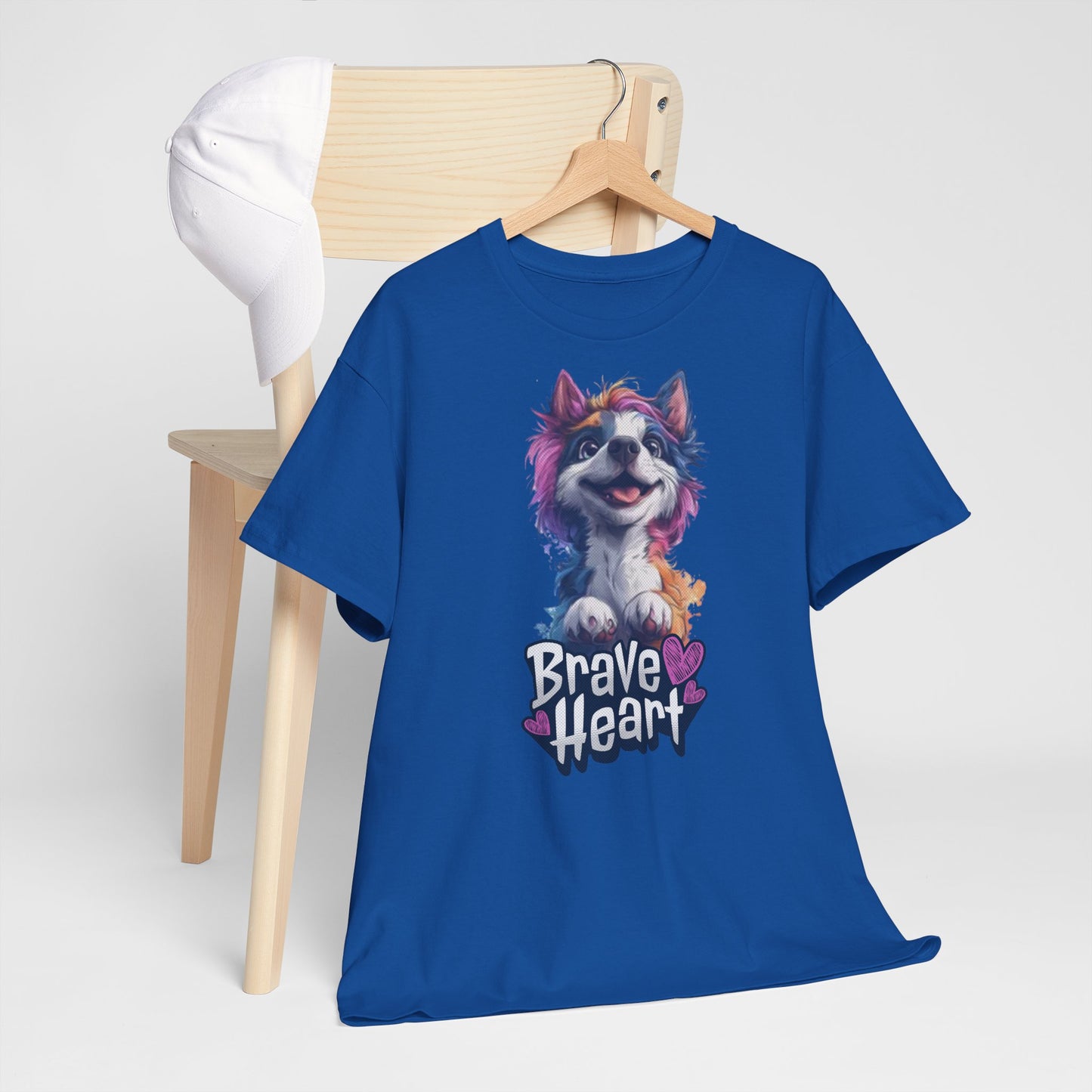 Brave Heart Einhornhund Hunde Tshirt