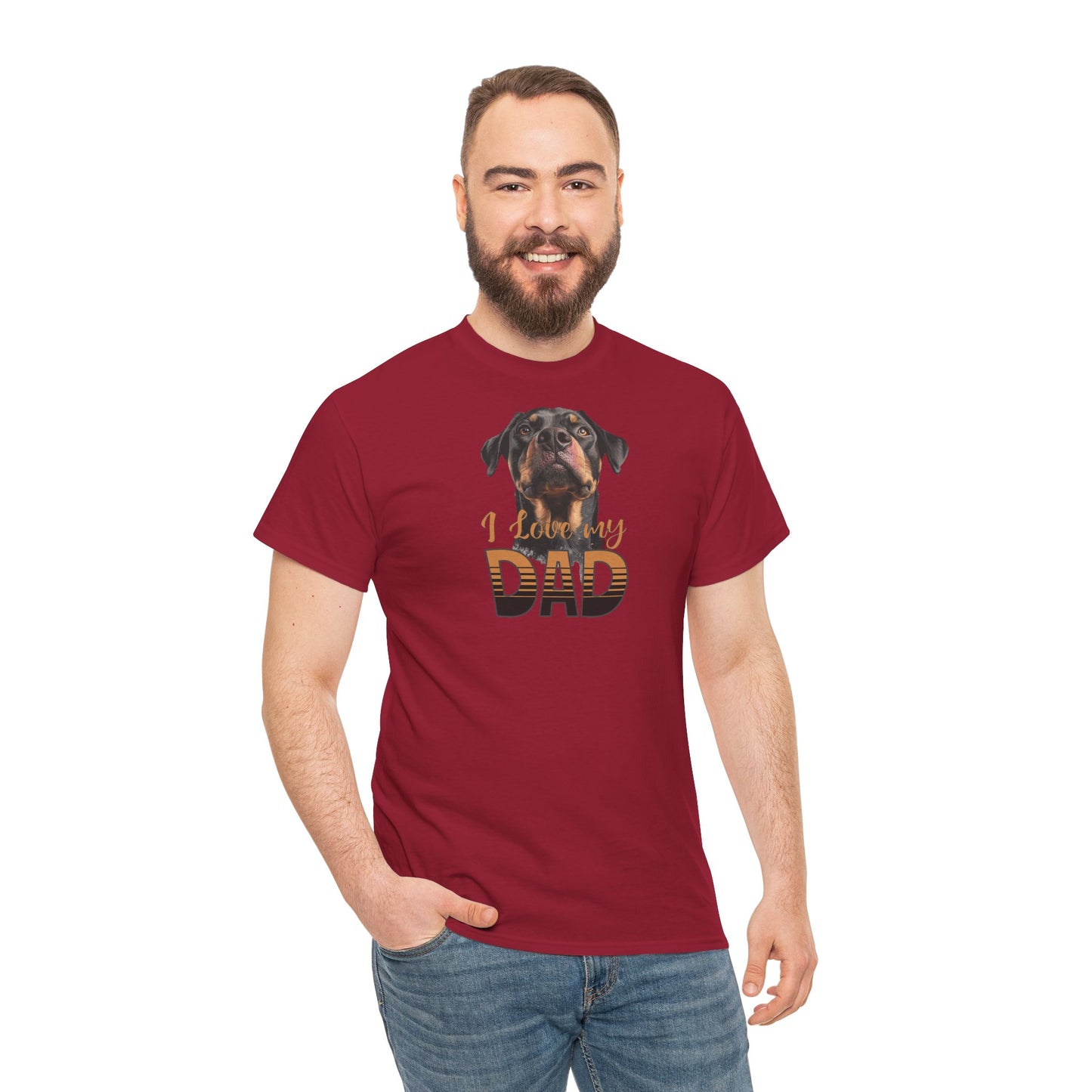 Dog Love Unisex Tee - I Love My Dad Tshirt