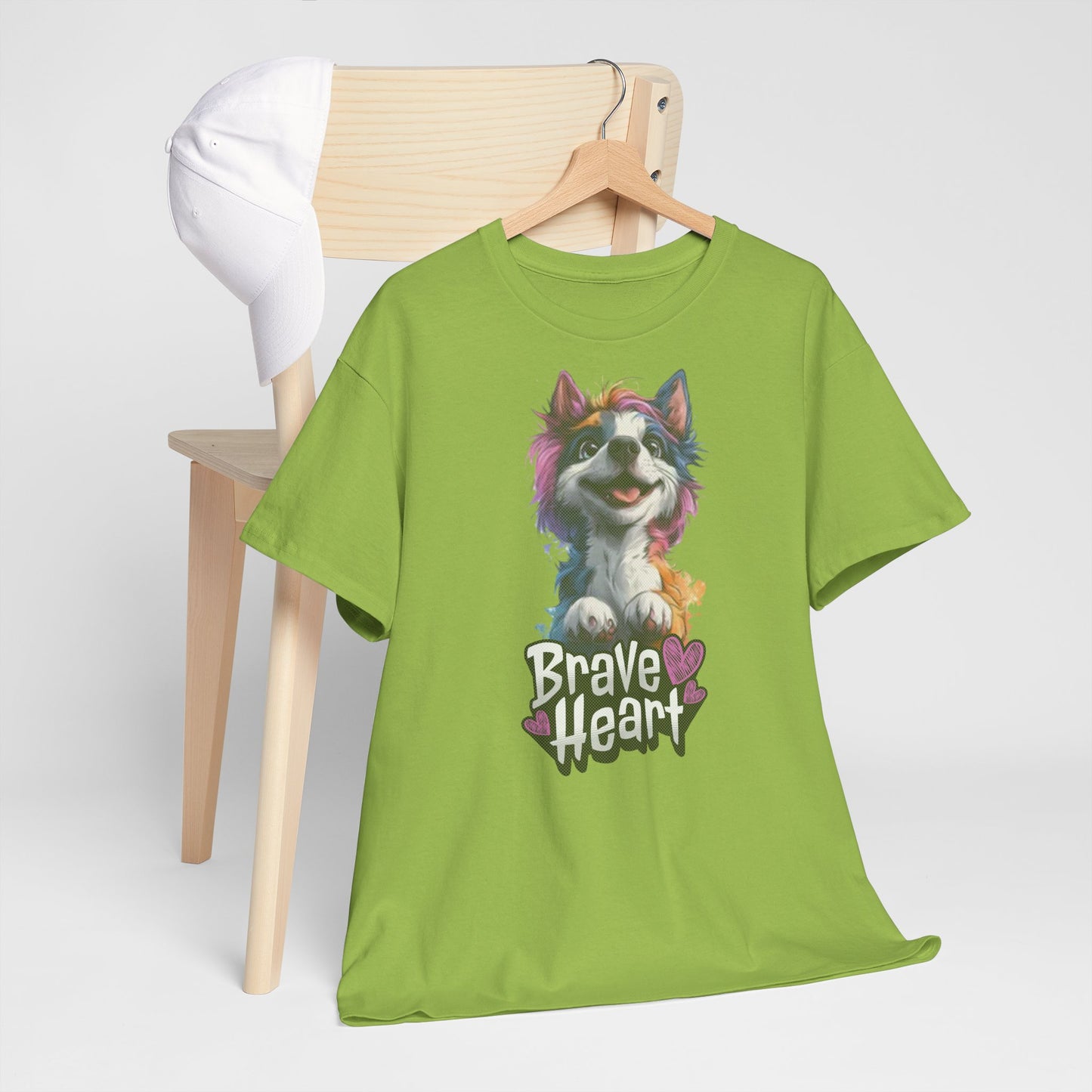 Brave Heart Einhornhund Hunde Tshirt