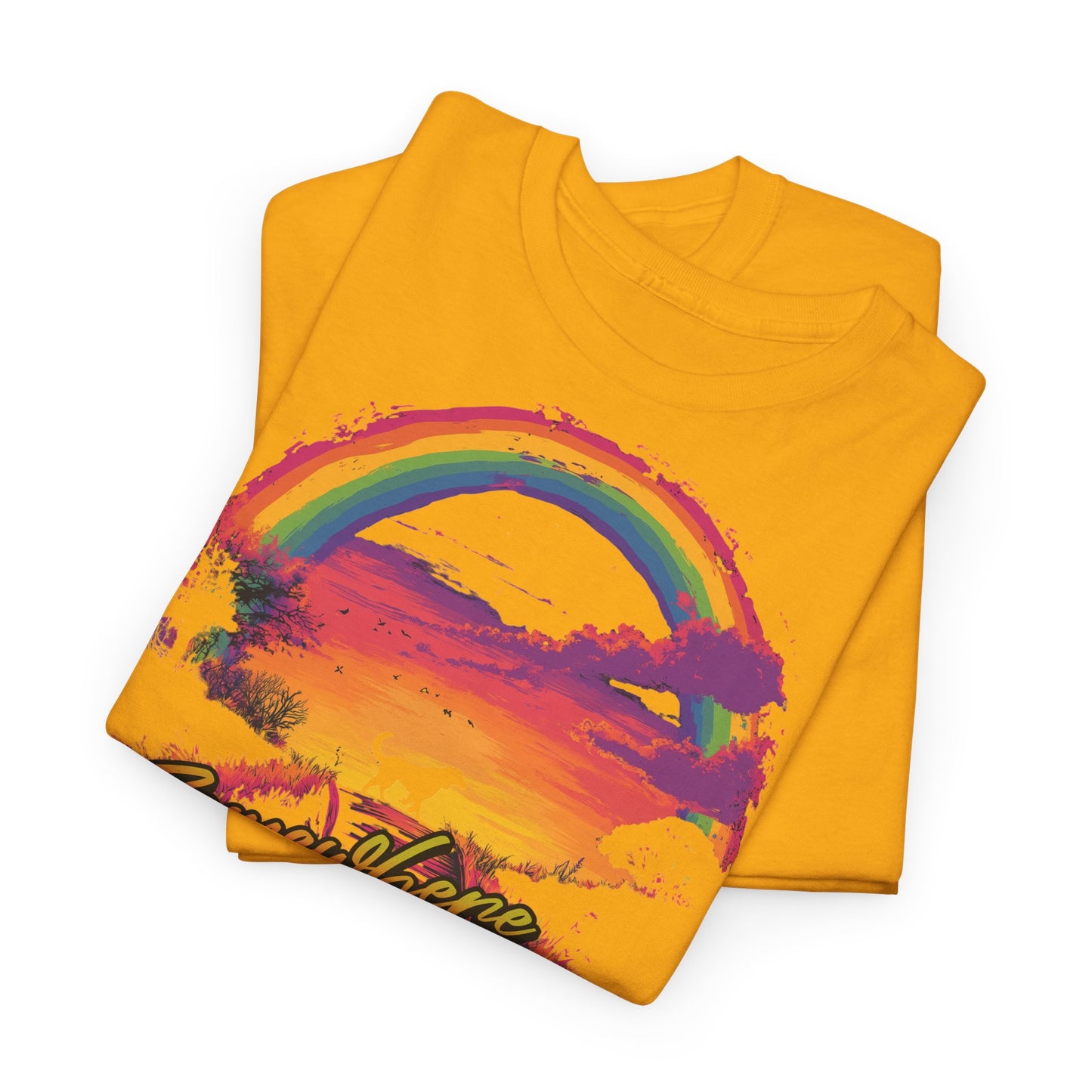 Somewhere over the rainbow Tshirt - Unisex Heavy Cotton Tee