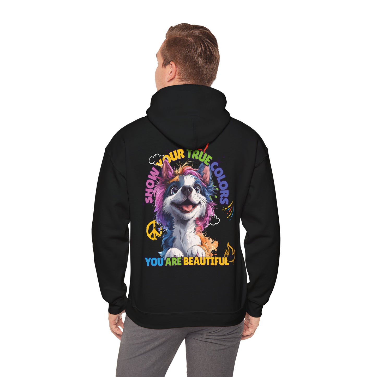 Unser "Show your true colours" - Unisex Heavy Blend™ Hoodie Sweatshirt