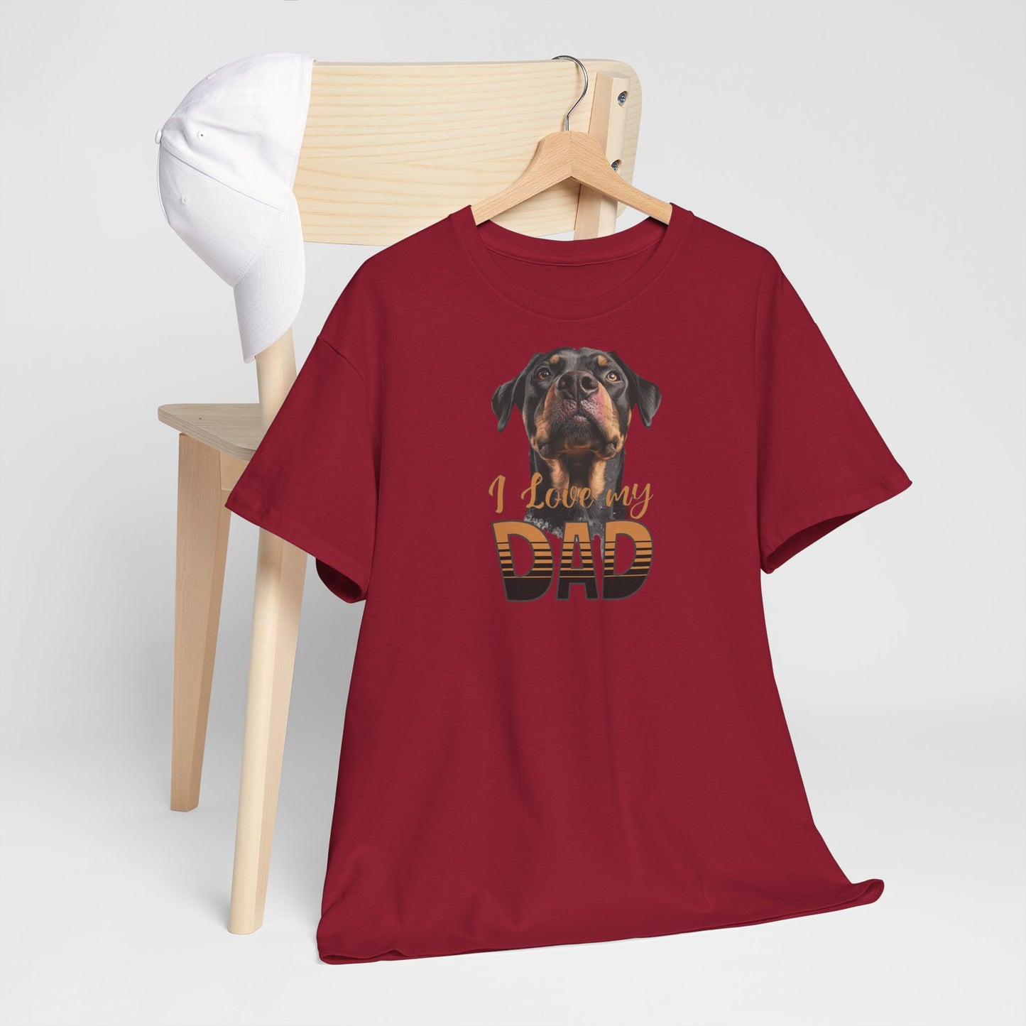Dog Love Unisex Tee - I Love My Dad Tshirt