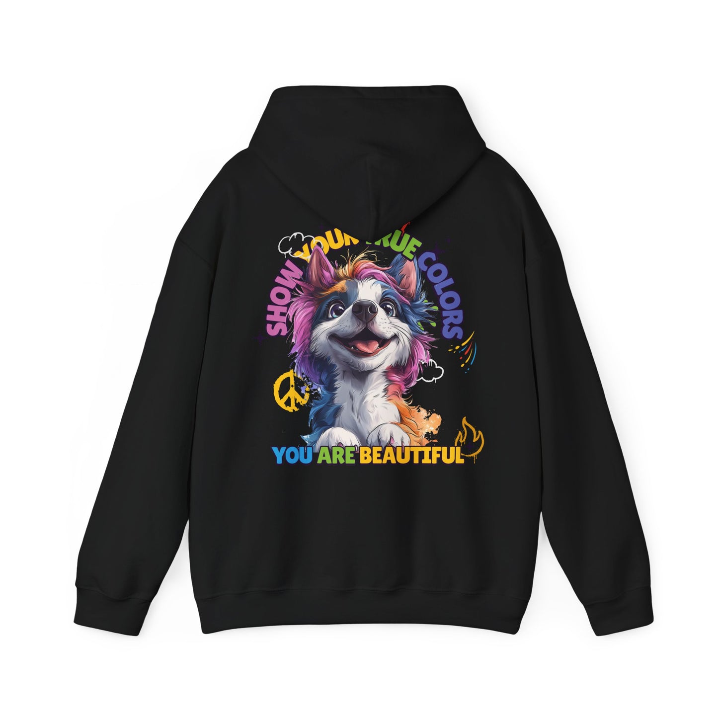 Unser "Show your true colours" - Unisex Heavy Blend™ Hoodie Sweatshirt