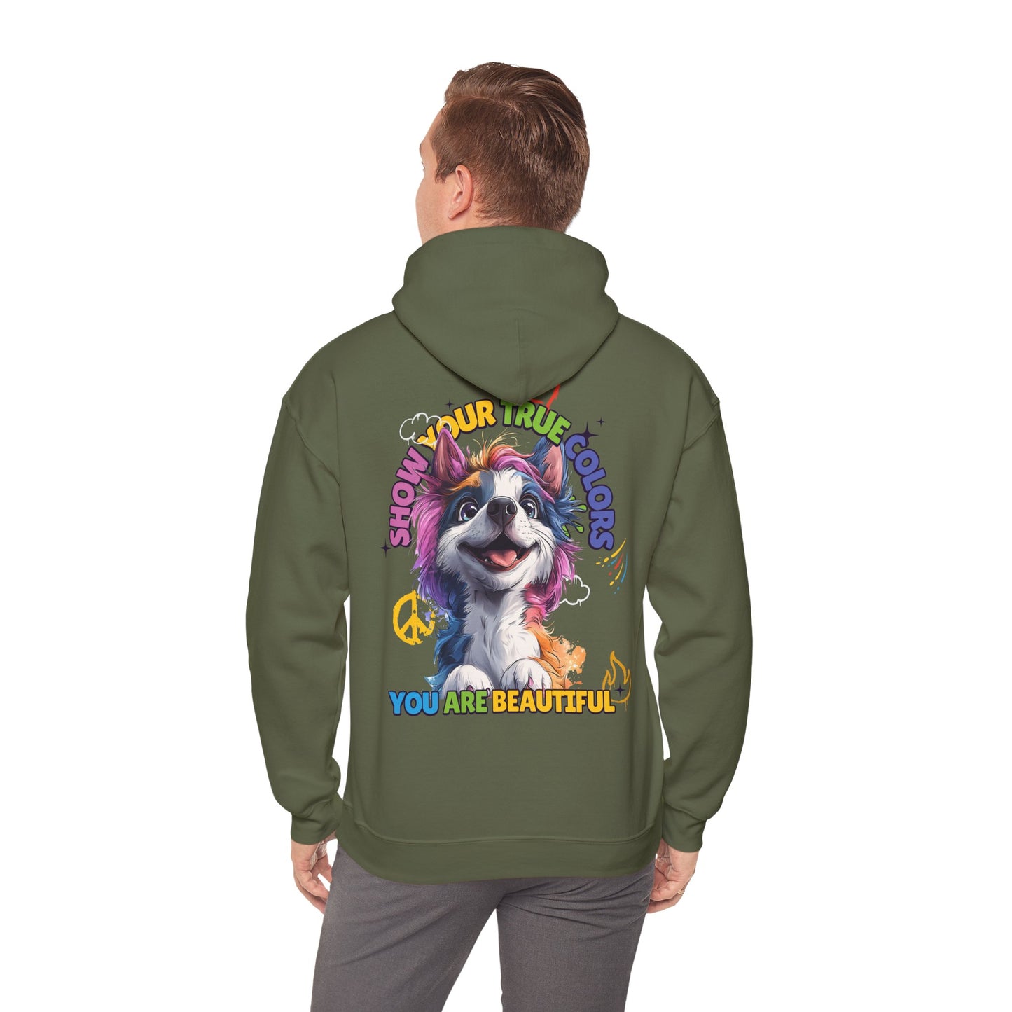Unser "Show your true colours" - Unisex Heavy Blend™ Hoodie Sweatshirt