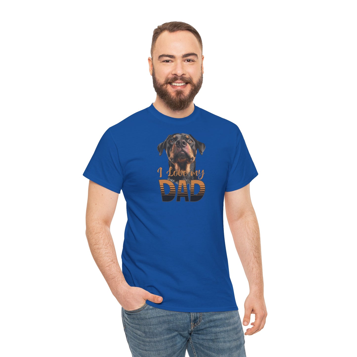 Dog Love Unisex Tee - I Love My Dad Tshirt