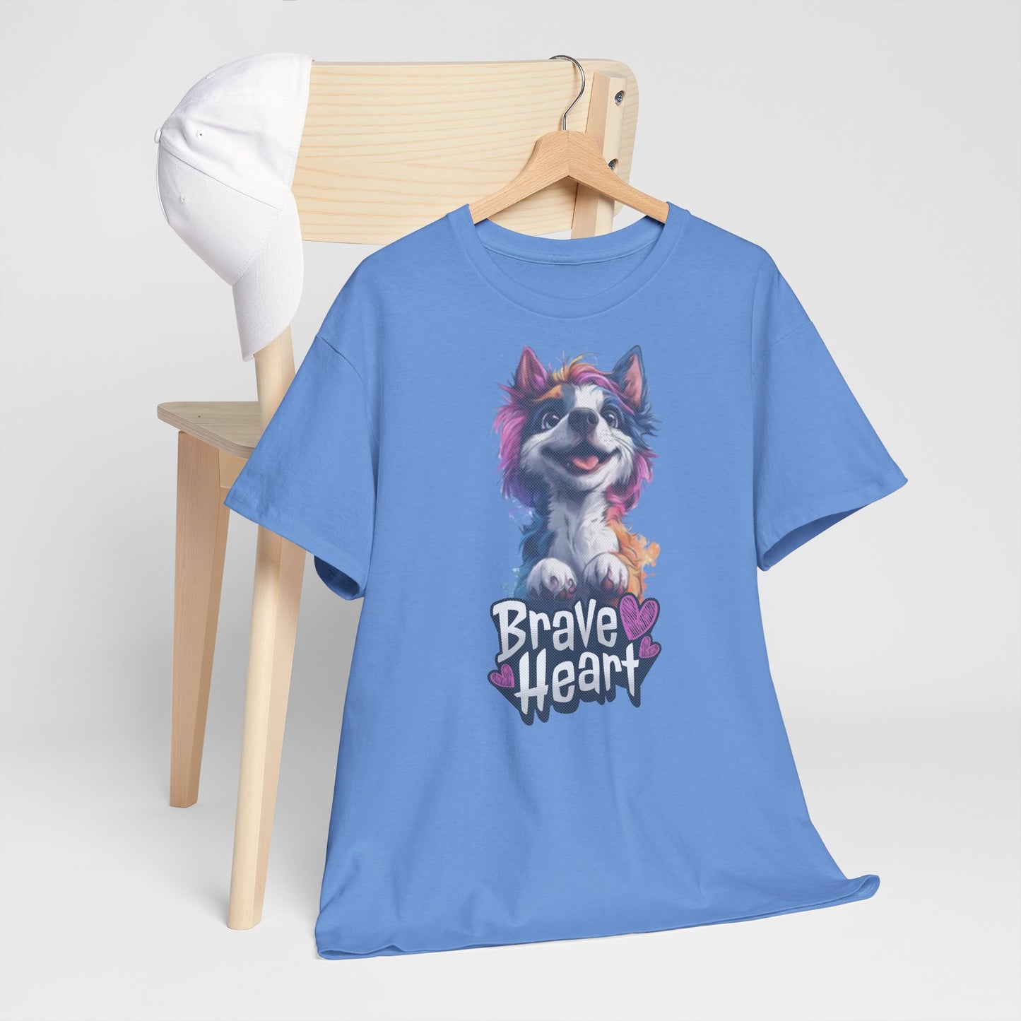 Brave Heart Einhornhund Hunde Tshirt