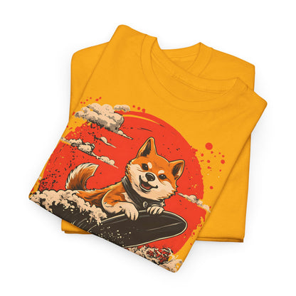 Shiba Inu Surfing T-Shirt