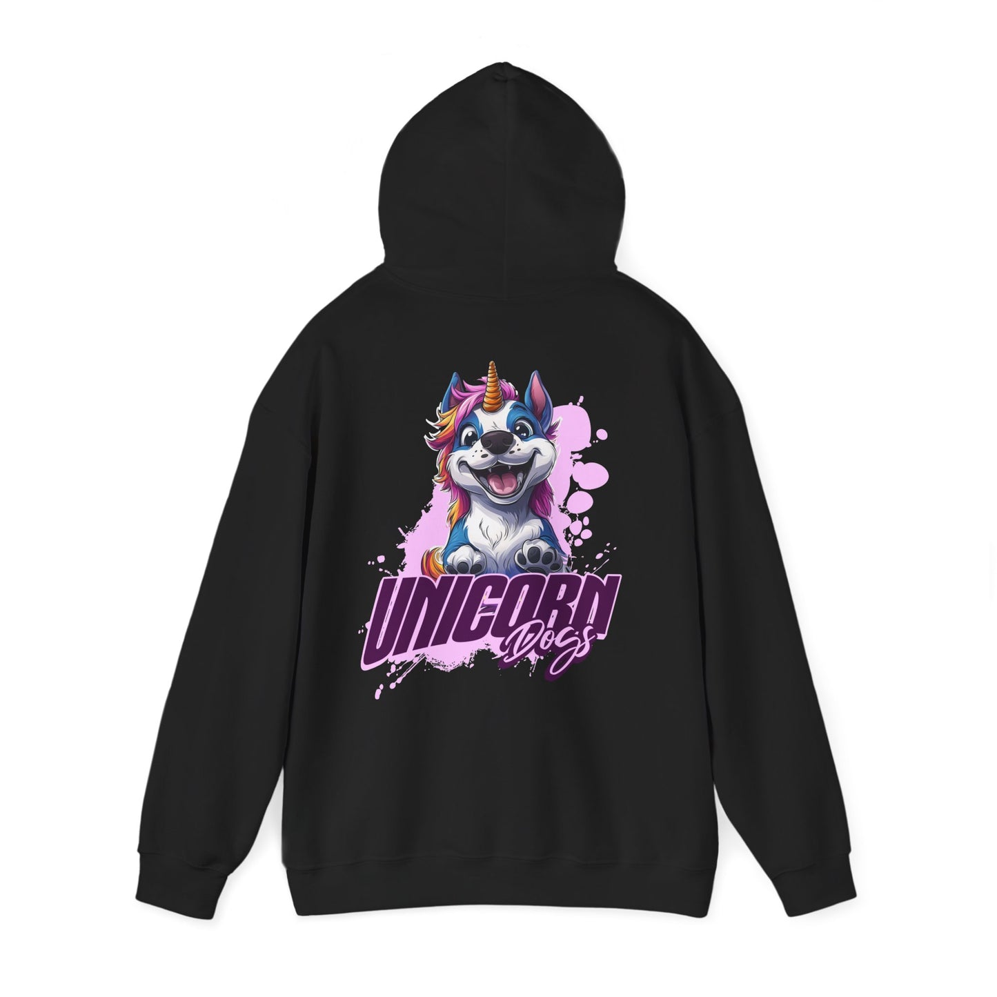 Unicorn Dogs - Unisex Heavy Blend™ Hoodie Sweatshirt - Druck hinten