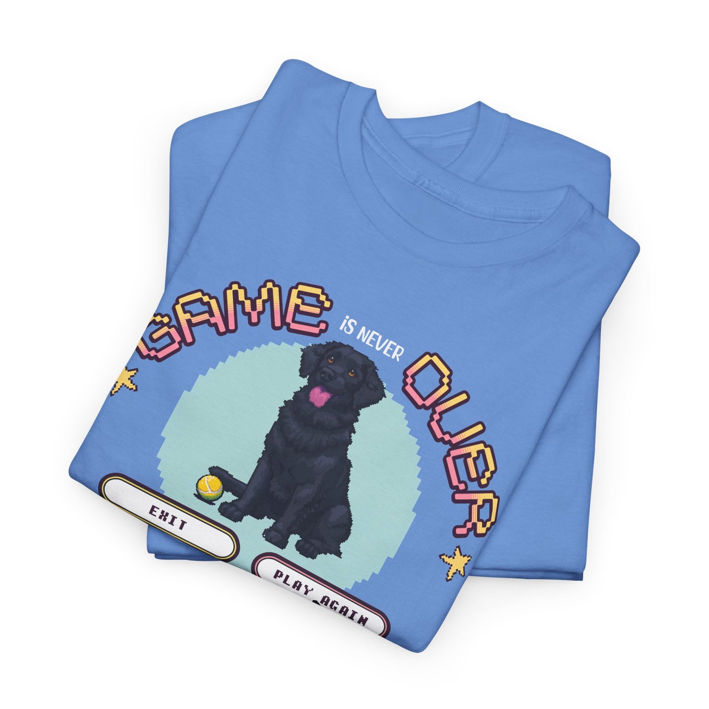 The Game is never over - Labrador Tshirt - Unisex Heavy Cotton Tee