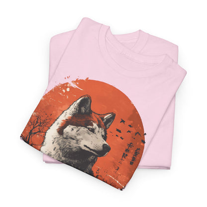 Shiba Inu "Red Moon" Tshirt