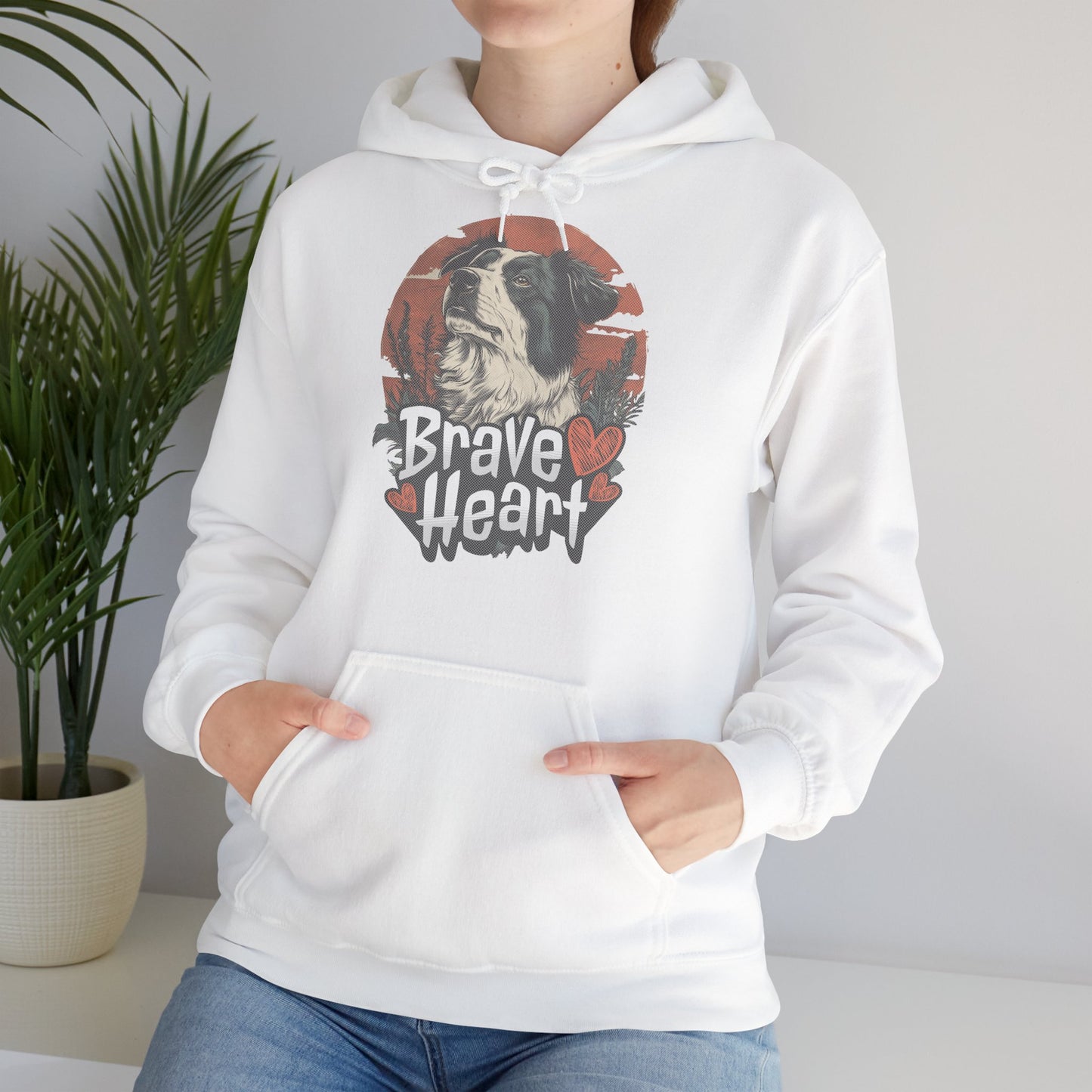 Brave Heart - Unisex Heavy Blend™ Hoodie Sweatshirt