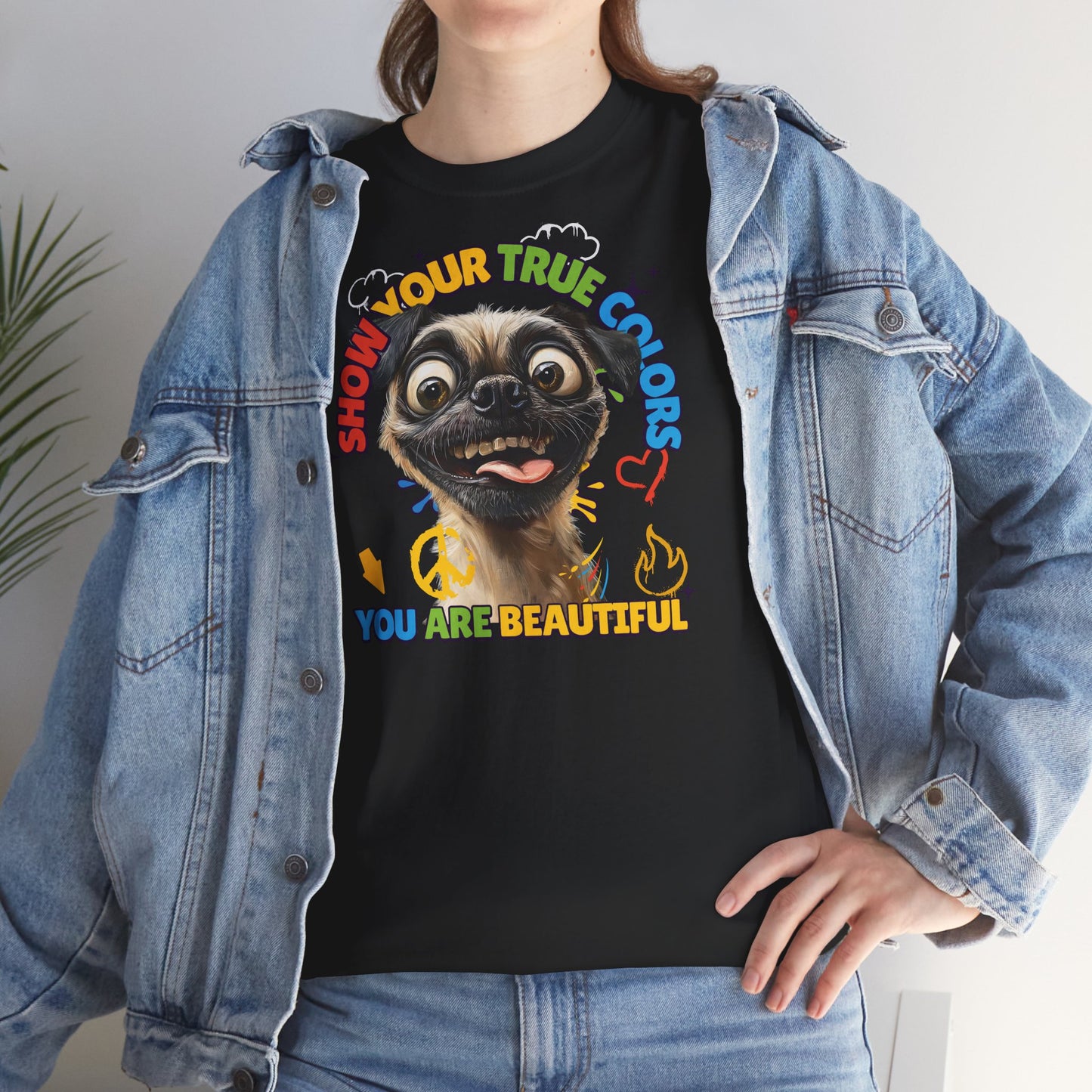 Show your true colors - You are beautiful - Hunde Tshirts. Gibt es in vielen verschiedenen Ausführungen.