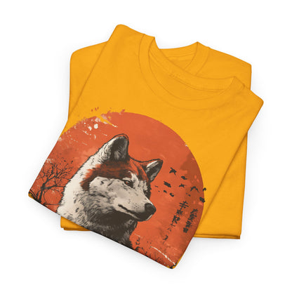 Shiba Inu "Red Moon" Tshirt