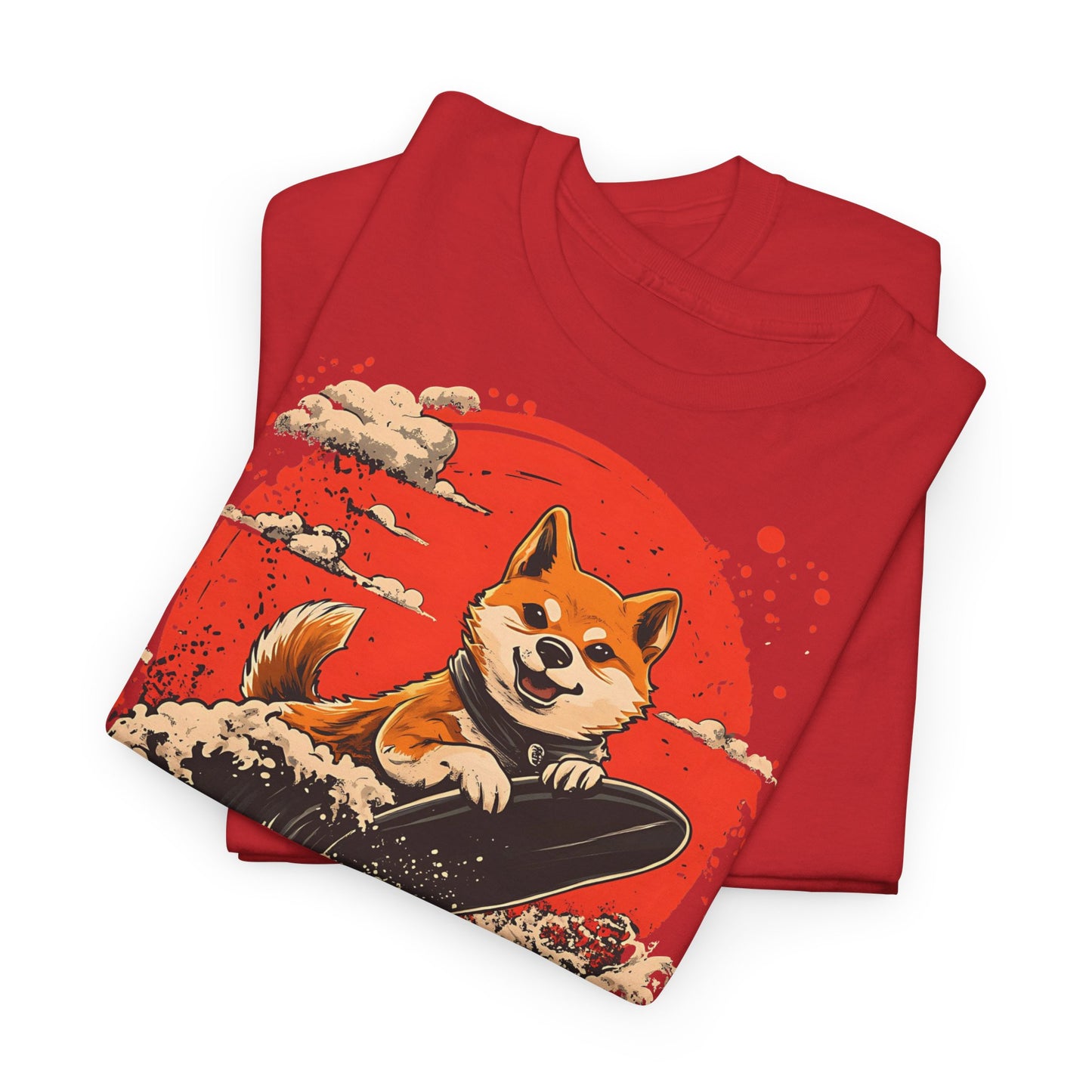 Shiba Inu Surfing T-Shirt