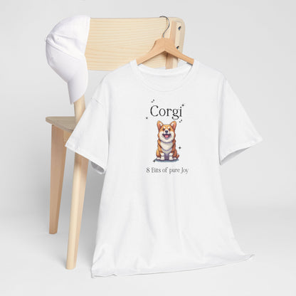 T-Shirt - Corgi 8 bit of pure joy -  Gamer Pet Tee