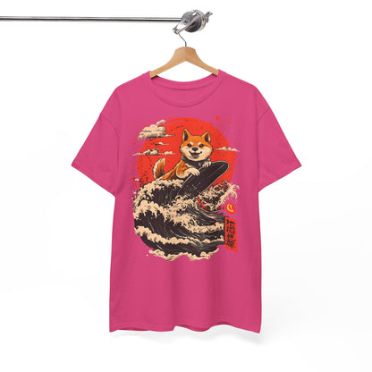 Shiba Inu Surfing T-Shirt