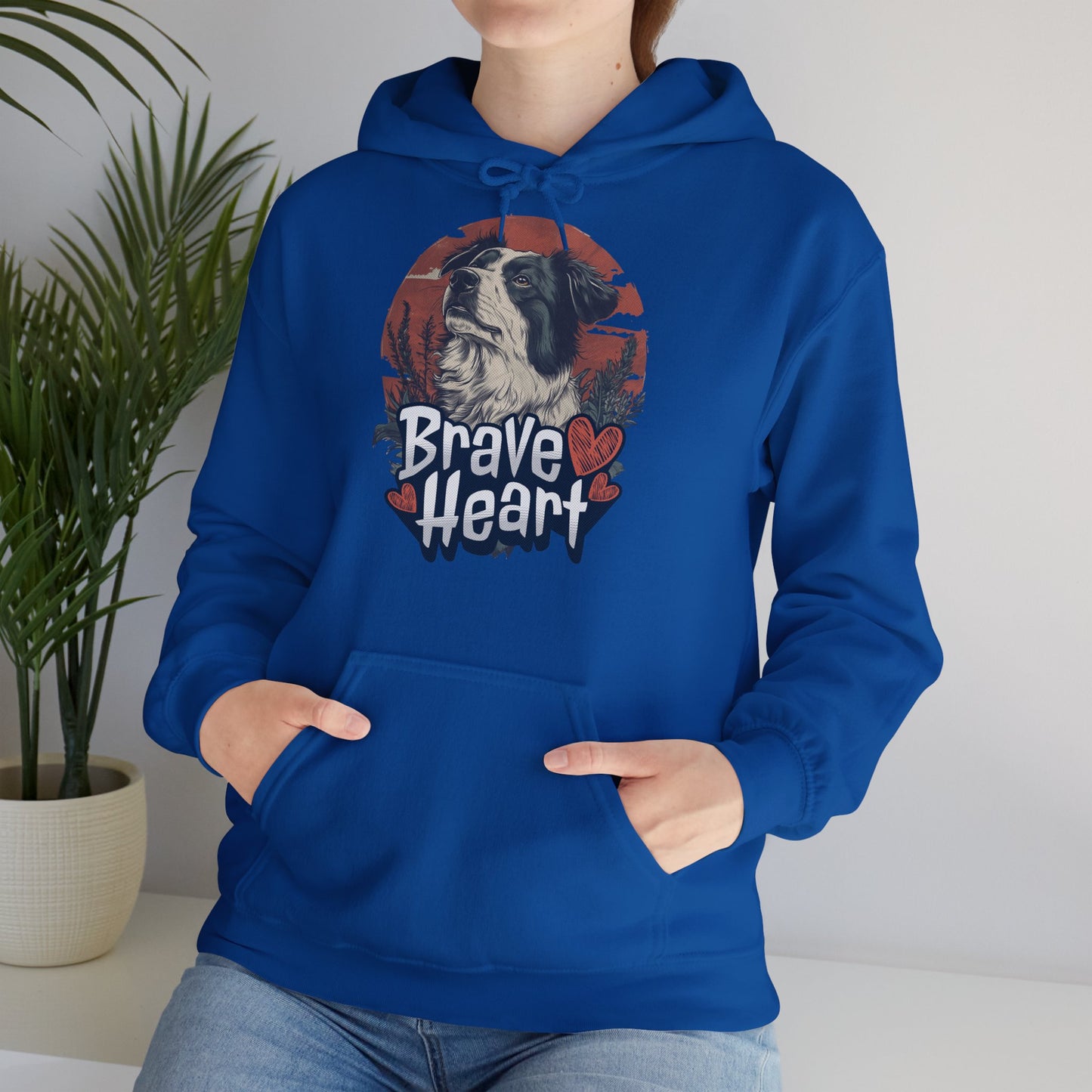 Brave Heart - Unisex Heavy Blend™ Hoodie Sweatshirt