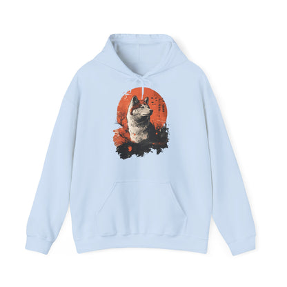 Shiba Inu moon - Unisex Heavy Blend™ Hoodie Sweatshirt