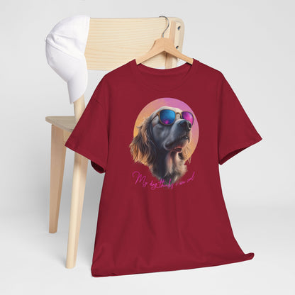 My Dog thinks i´m cool - Hunde Tshirt.