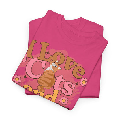 Love Cats and Dogs Tshirt - Hunde und Katzen liebhaber Tshirt