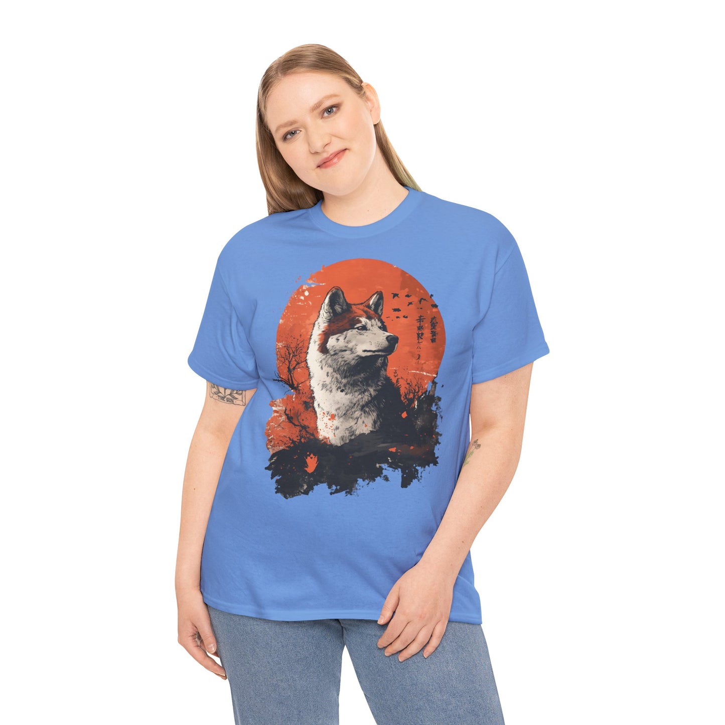 Shiba Inu "Red Moon" Tshirt