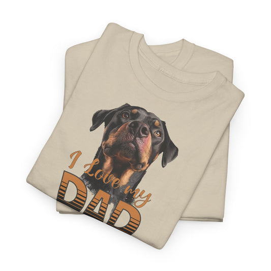 Dog Love Unisex Tee - I Love My Dad Tshirt