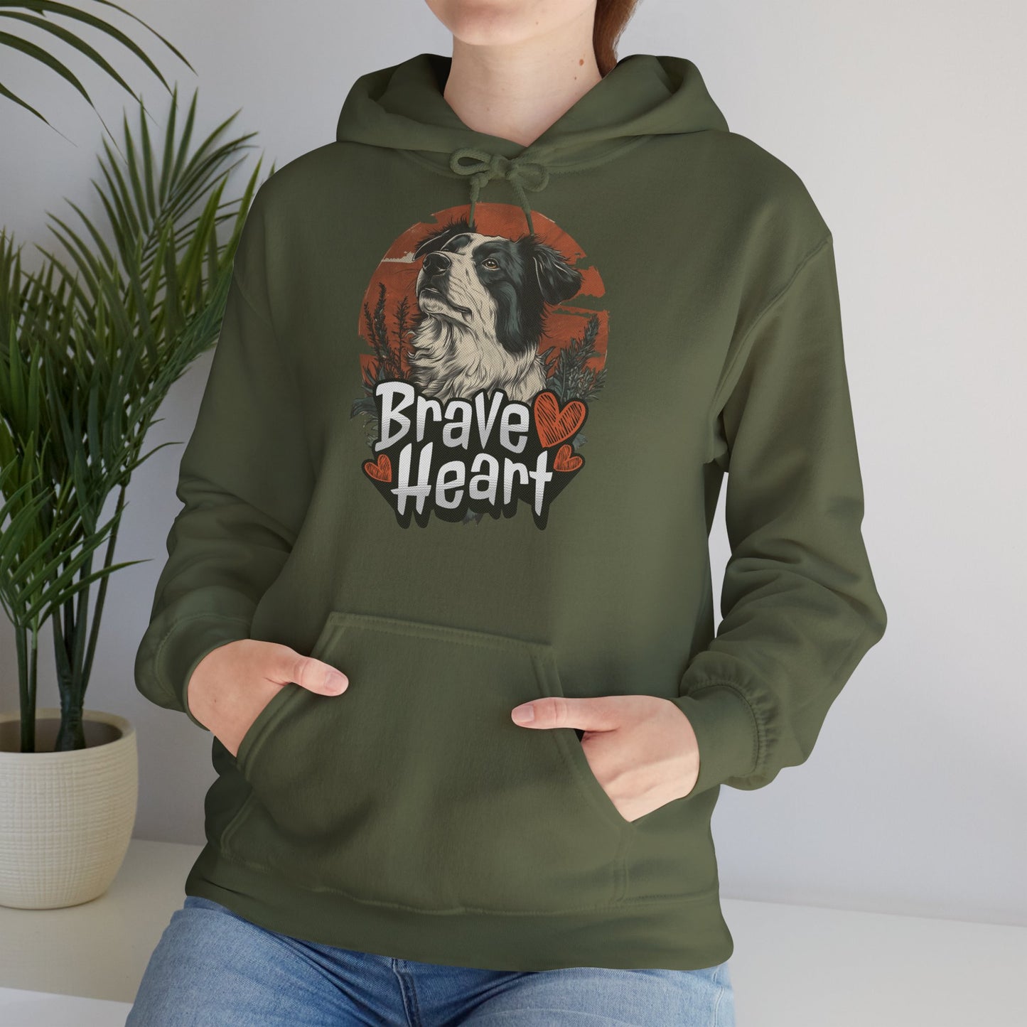 Brave Heart - Unisex Heavy Blend™ Hoodie Sweatshirt