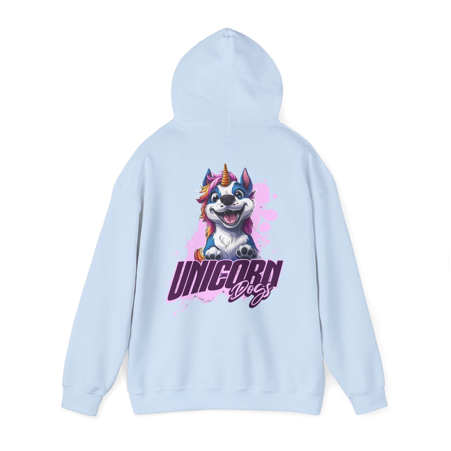 Unicorn Dogs - Unisex Heavy Blend™ Hoodie Sweatshirt - Druck hinten