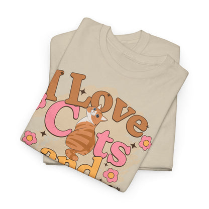 Love Cats and Dogs Tshirt - Hunde und Katzen liebhaber Tshirt