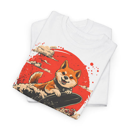 Shiba Inu Surfing T-Shirt