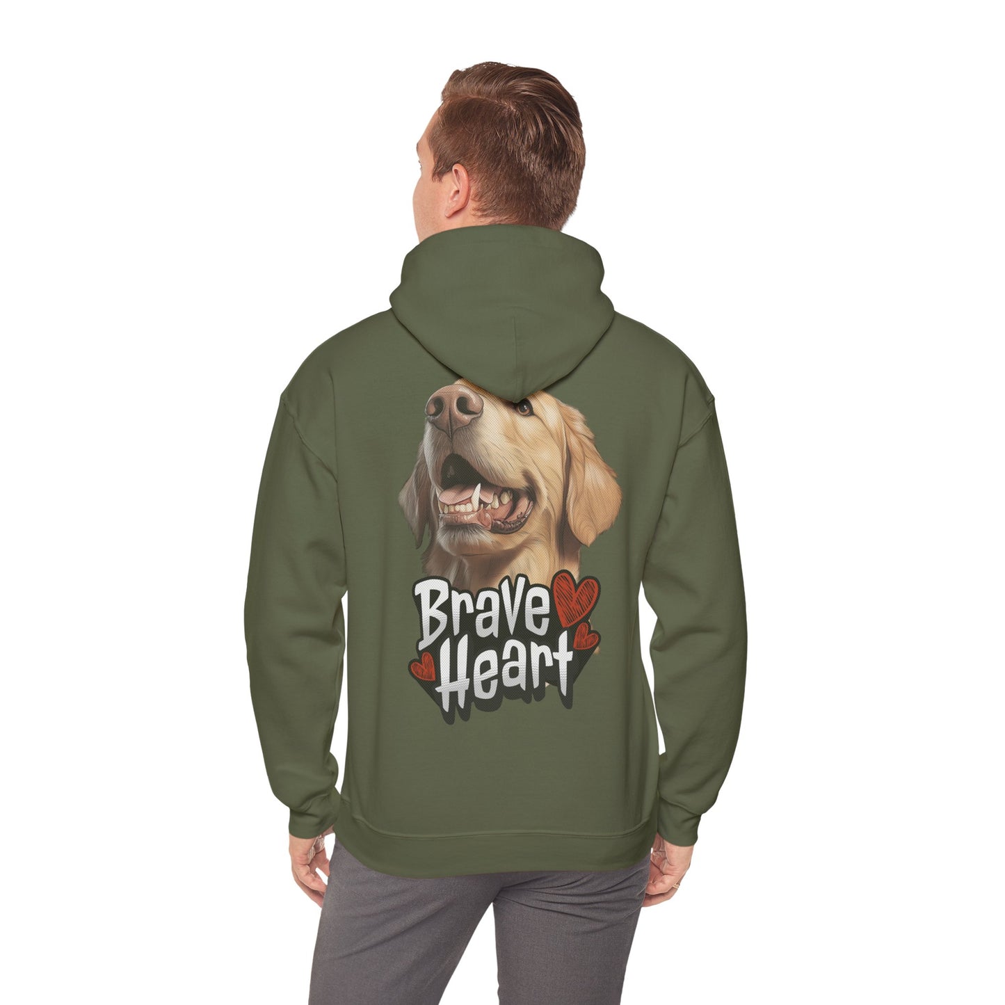 Brave Heart Goldie - Unisex Heavy Blend™ Hoodie Sweatshirt