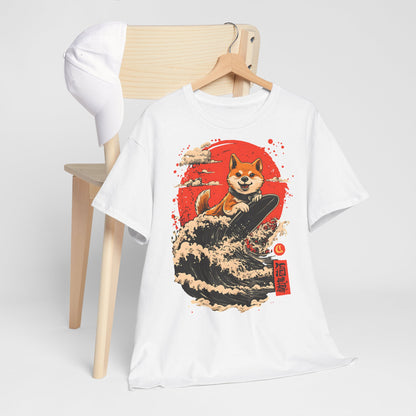 Shiba Inu Surfing T-Shirt