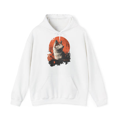 Shiba Inu moon - Unisex Heavy Blend™ Hoodie Sweatshirt