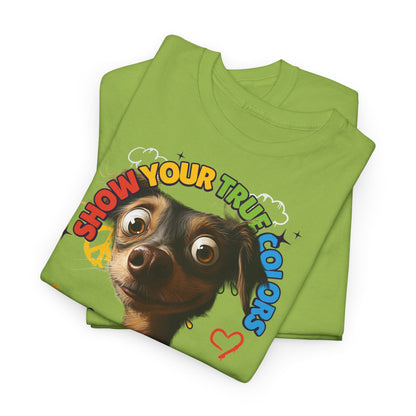 Show your true colors - You are beautiful - Hunde Tshirts. Gibt es in vielen verschiedenen Ausführungen.