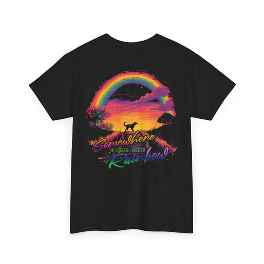 Somewhere over the rainbow Tshirt - Vorne & hinten bedruckt - Unisex