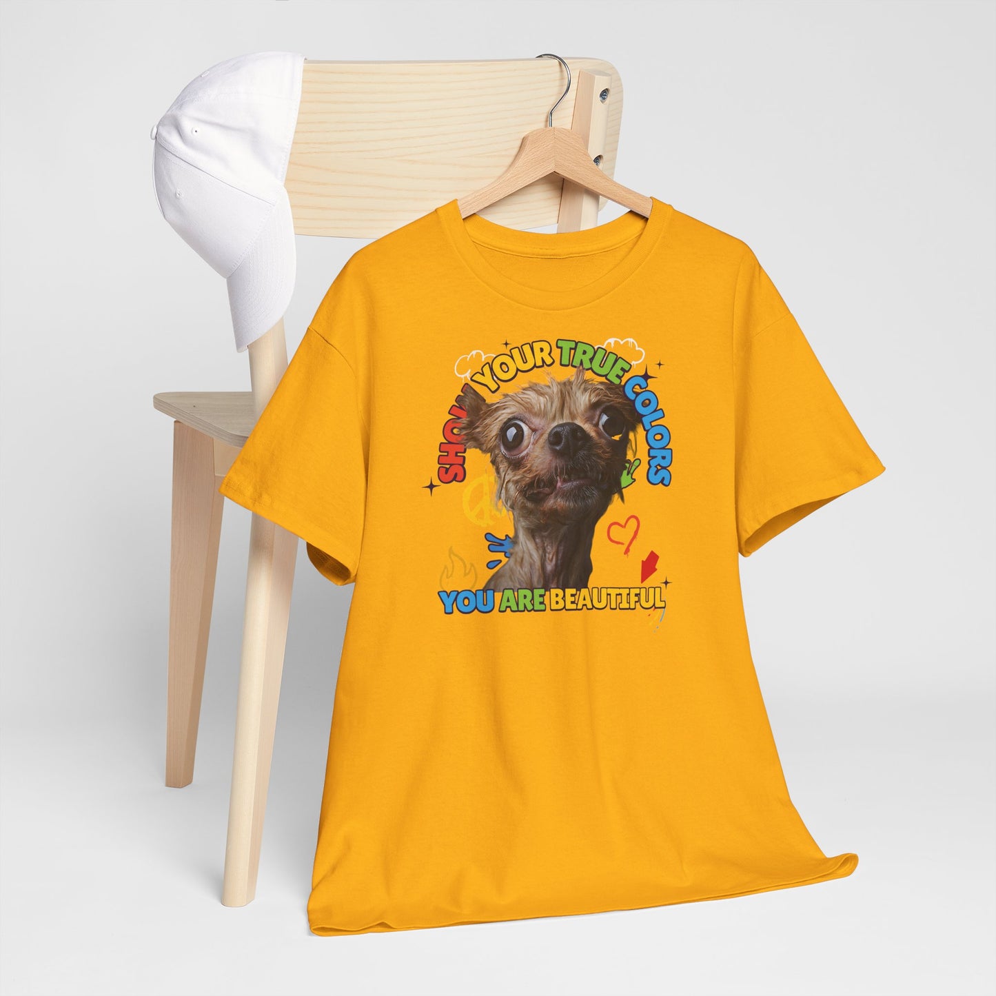 Show your true colors - You are beautiful - Hunde Tshirts. Gibt es in vielen verschiedenen Ausführungen.