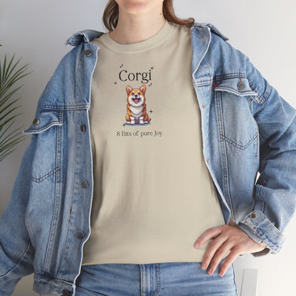 T-Shirt - Corgi 8 bit Gamer Pet Tee