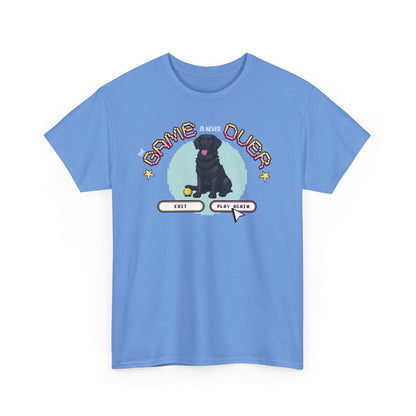 The Game is never over - Labrador Tshirt - Unisex Heavy Cotton Tee