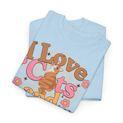 Love Cats and Dogs Tshirt - Hunde und Katzen liebhaber Tshirt