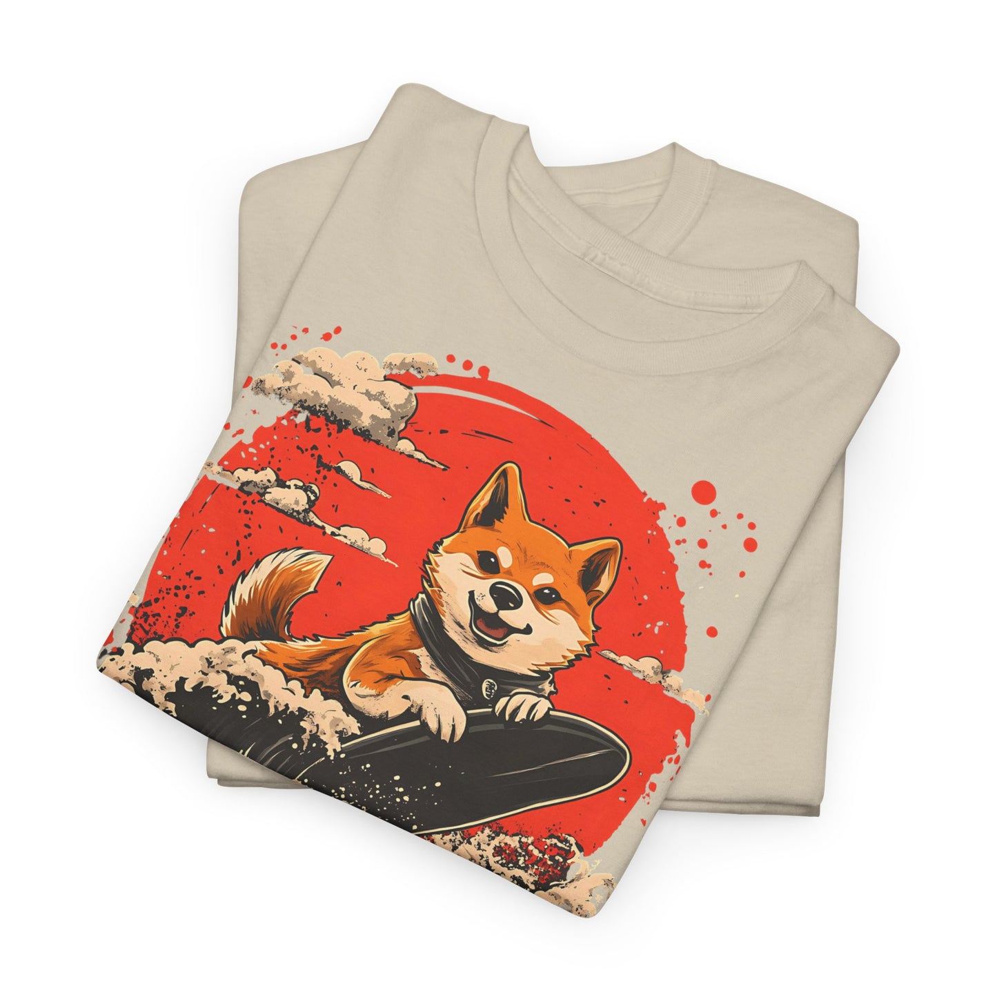 Shiba Inu Surfing T-Shirt