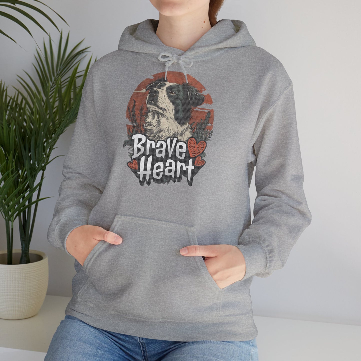 Brave Heart - Unisex Heavy Blend™ Hoodie Sweatshirt